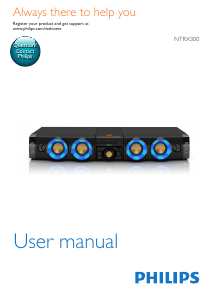 Handleiding Philips NTRX300 Luidspreker