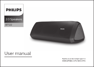 Manual Philips BT122 Speaker