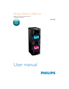 Manual Philips NTX400L Speaker