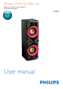 Manual Philips NTX600X Speaker