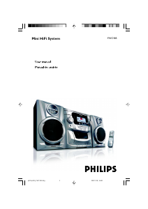 Manual de uso Philips FWC185 Set de estéreo