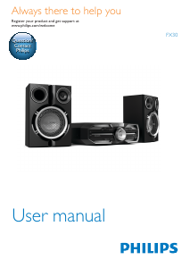 Manual Philips FX30X Stereo-set