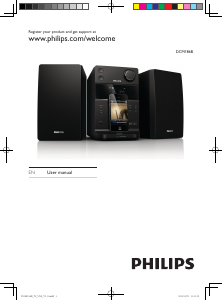 Manual Philips DCM186B Stereo-set
