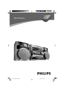 Manual Philips FWC270 Stereo-set