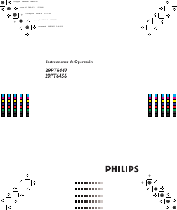 Manual de uso Philips 29PT6456 Televisor