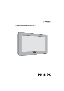 Manual de uso Philips 29PT5005 Televisor