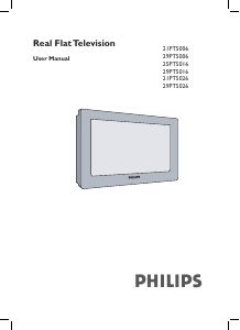 Manual Philips 29PT5016 Television