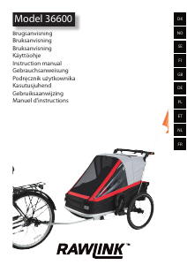 Bruksanvisning Rawlink 36600 Cykelvagn