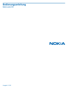 Bedienungsanleitung Nokia Lumia 510 Handy