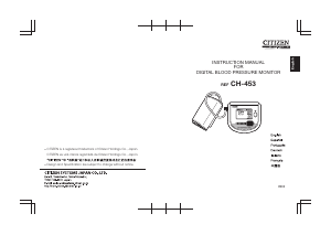 Handleiding Citizen CH-453 Bloeddrukmeter