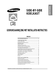 Handleiding Samsung RS23FASM Koel-vries combinatie