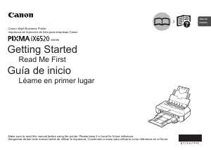 Manual de uso Canon Pixma iX6520 Impresora