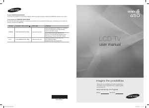Handleiding Samsung LN32C450E1V LCD televisie