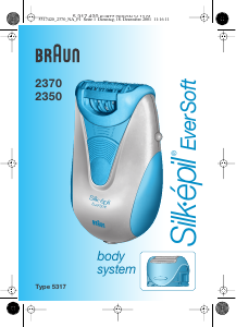 Bruksanvisning Braun 2350 Silk-epil EverSoft Epilator