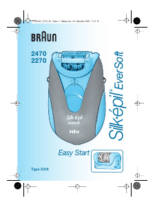 Manual Braun 2470 Silk-epil EverSoft Epilator