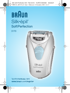 Handleiding Braun 3170 Silk-epil SoftPerfection Epilator