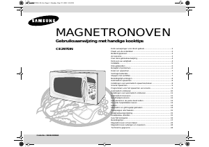 Mode d’emploi Samsung CE297DN Micro-onde