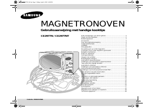 Manual Samsung CE2977NT Microwave