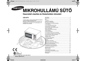 Használati útmutató Samsung CE107V Mikrohullámú sütő