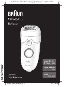 Bruksanvisning Braun 5180 Silk-epil 5 Epilator