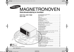 Mode d’emploi Samsung CE117A-X Micro-onde