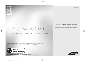 Manual Samsung GE89M-1SX Microwave