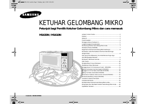 Panduan Samsung M1610N Microwave