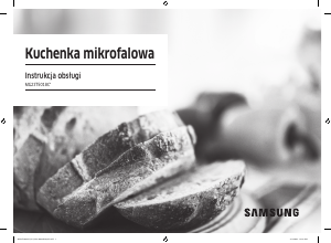 Instrukcja Samsung MG23T5018CG Kuchenka mikrofalowa