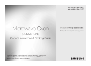 Mode d’emploi Samsung MJ26A6053AT/UR Micro-onde