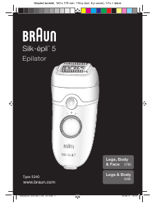 Kullanım kılavuzu Braun 5280 Silk-epil 5 Epilatör