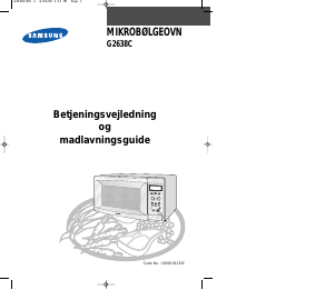 Manual Samsung G2638CR Microwave