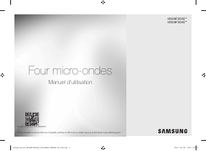 Mode d’emploi Samsung MS28F303EAS Micro-onde