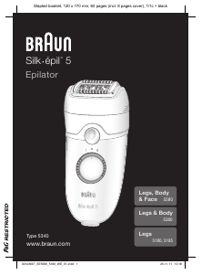 Brugsanvisning Braun 5380 Silk-epil 5 Epilator