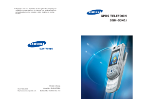 Handleiding Samsung SGH-S341 Mobiele telefoon