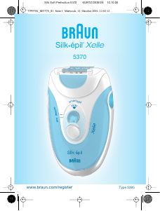 Εγχειρίδιο Braun 5580 Silk-epil Xelle Αποτριχωτική μηχανή
