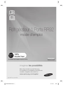 Mode d’emploi Samsung RR3773ATCWW Réfrigérateur