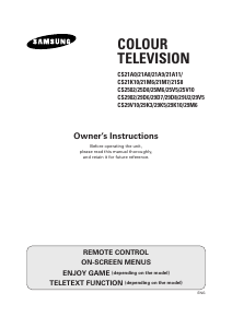 Manual Samsung CS-29K3MAQ Television