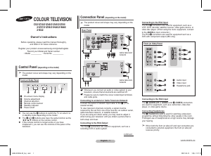 Manual Samsung CS-21Z40ML Television