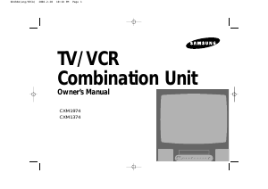 Manual Samsung CXM1374 Television