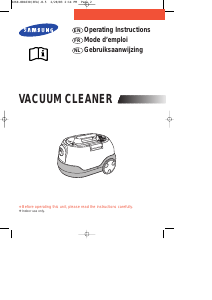 Manual Samsung VC-8736HT Vacuum Cleaner