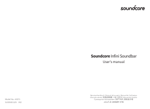 Руководство Soundcore Infini Soundbar Динамики