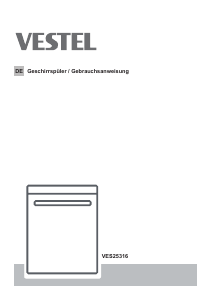 Bedienungsanleitung Vestel VES25316 Geschirrspüler