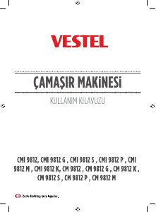 Kullanım kılavuzu Vestel CMI 9812 P Çamaşır makinesi