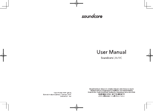 Manual Soundcore Life NC Auscultador