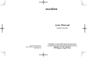 Manual Soundcore Sport Air Headphone