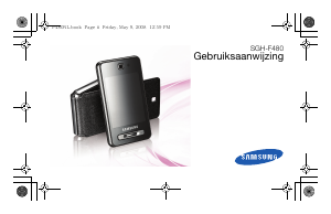 Handleiding Samsung SGH-F480V Mobiele telefoon