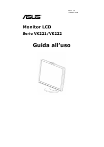 Manuale Asus VK222H Monitor LCD