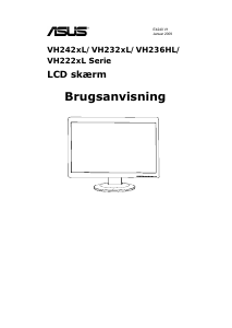 Brugsanvisning Asus VH236HL-P LCD-skærm