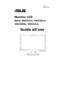 Manuale Asus VH242TL Monitor LCD