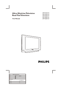 Handleiding Philips 29PT5507 Televisie
